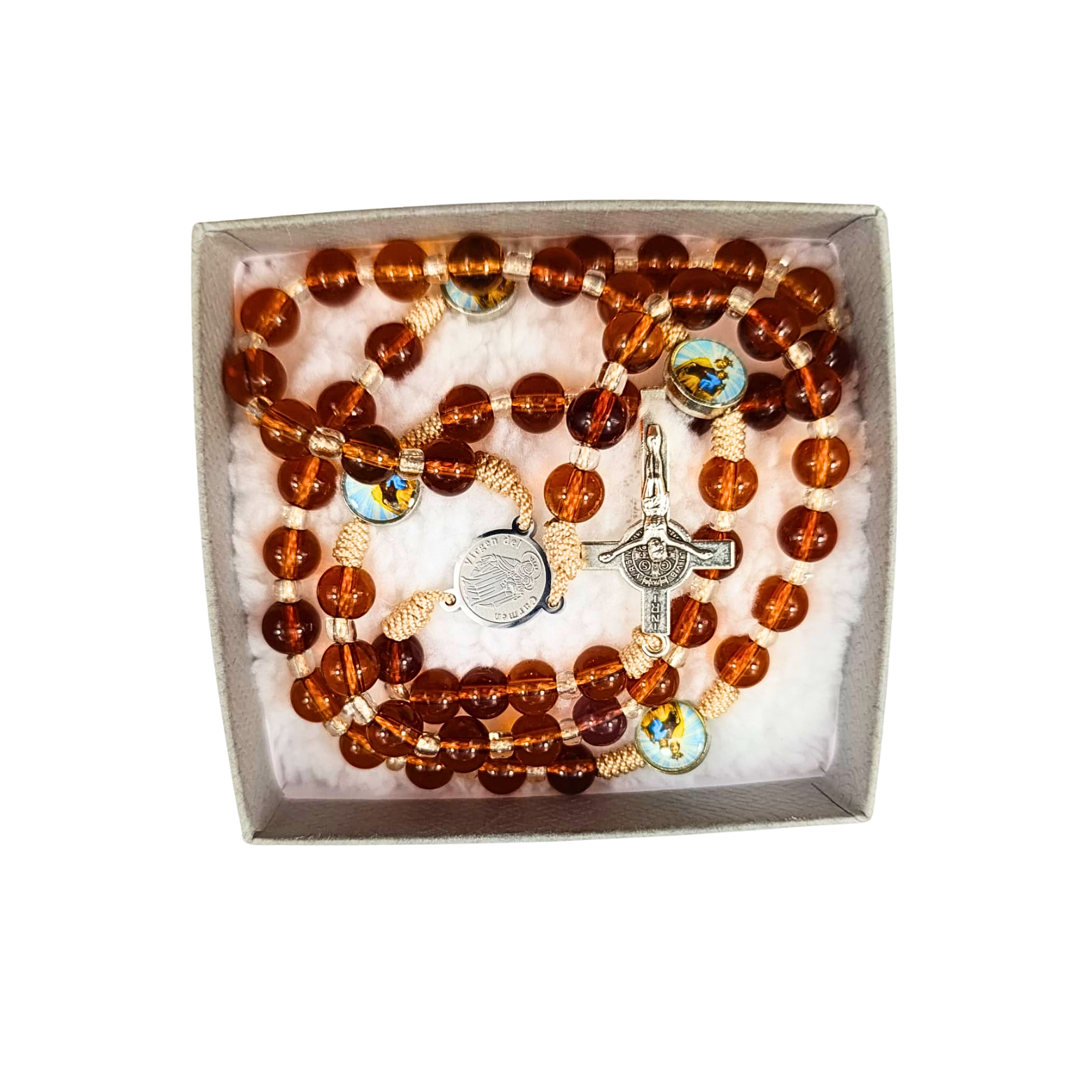 Rosario Virgen del Carmen | Ámbar Translúcido