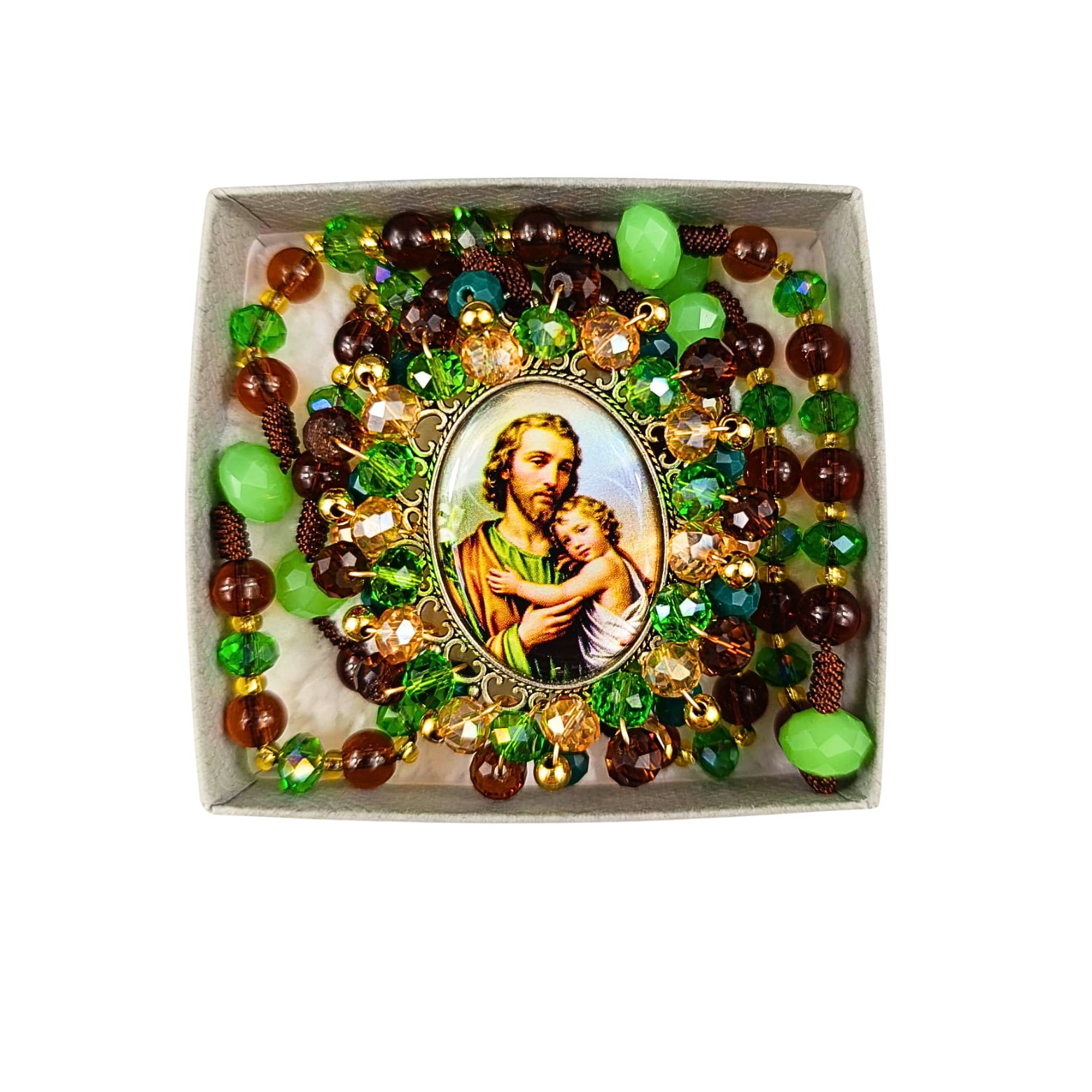 Rosario San José | Verde Cristal y Café Tornasol