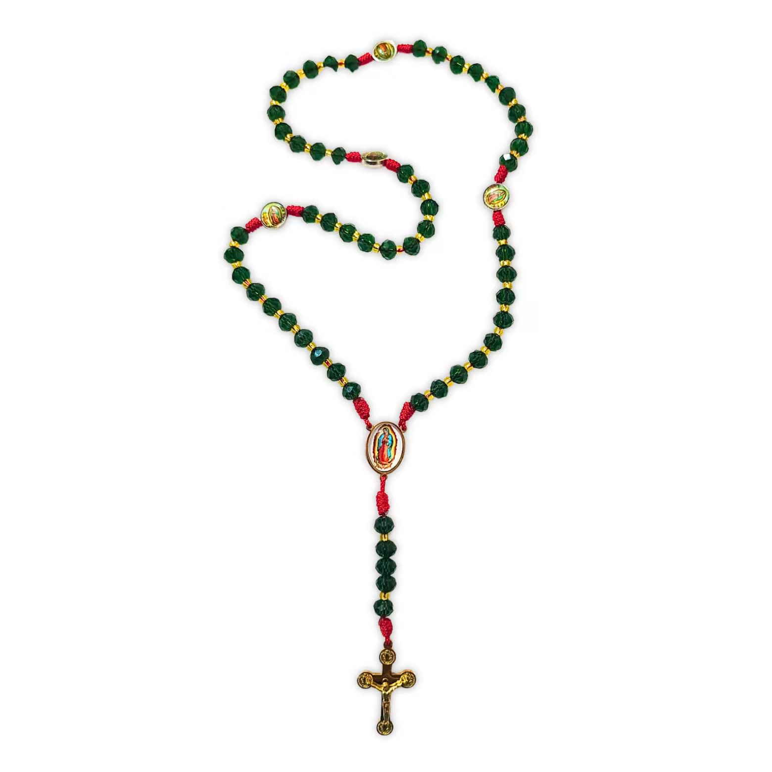 Rosario Virgen de Guadalupe – Verde y Rojo